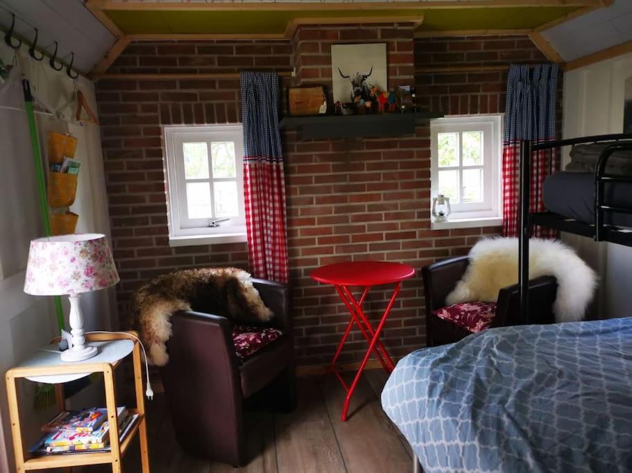 Trekkershut - Tiny House - Hikers Cottage Wijster Eksteriør billede